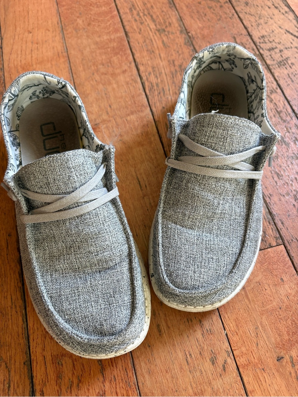 Hey Dude Women's Heather Gray Slip-On Loafers